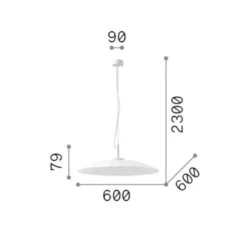 Lampadari Cucina-Ideal Lux Lampadario da cucina nero eclipse
