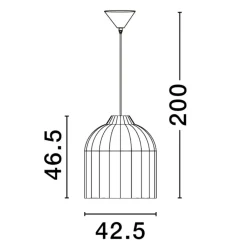 Lampadari Cucina-Selezionato da Mazzolaluce Lampadario da cucina rustica campana di rattan e giacinto legno essiccato