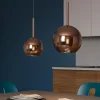 Lampadari Cucina-Top Light Lampadario da cucina sfere vetro colore rame
