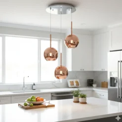 Lampadari Cucina-Top Light Lampadario da cucina future vetri rame