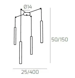 Lampadari Cucina-Top Light Lampadario da cucina toplight cilindri grigio con decentramento