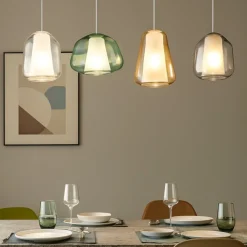 Lampadari Moderni-Top Light Lampadario da sala moderno vetri multicolor