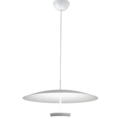 Lampadari Cucina-Fabas Luce Lampadario design bianco yuko per tavolo sala da pranzo