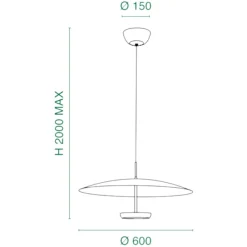 Lampadari Cucina-Fabas Luce Lampadario design bianco yuko per tavolo sala da pranzo