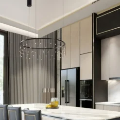 Lampadari Moderni-Selezionato da Mazzolaluce Lampadario design cielo stellato design moderno nero