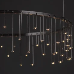 Lampadari Moderni-Selezionato da Mazzolaluce Lampadario design cielo stellato design moderno nero