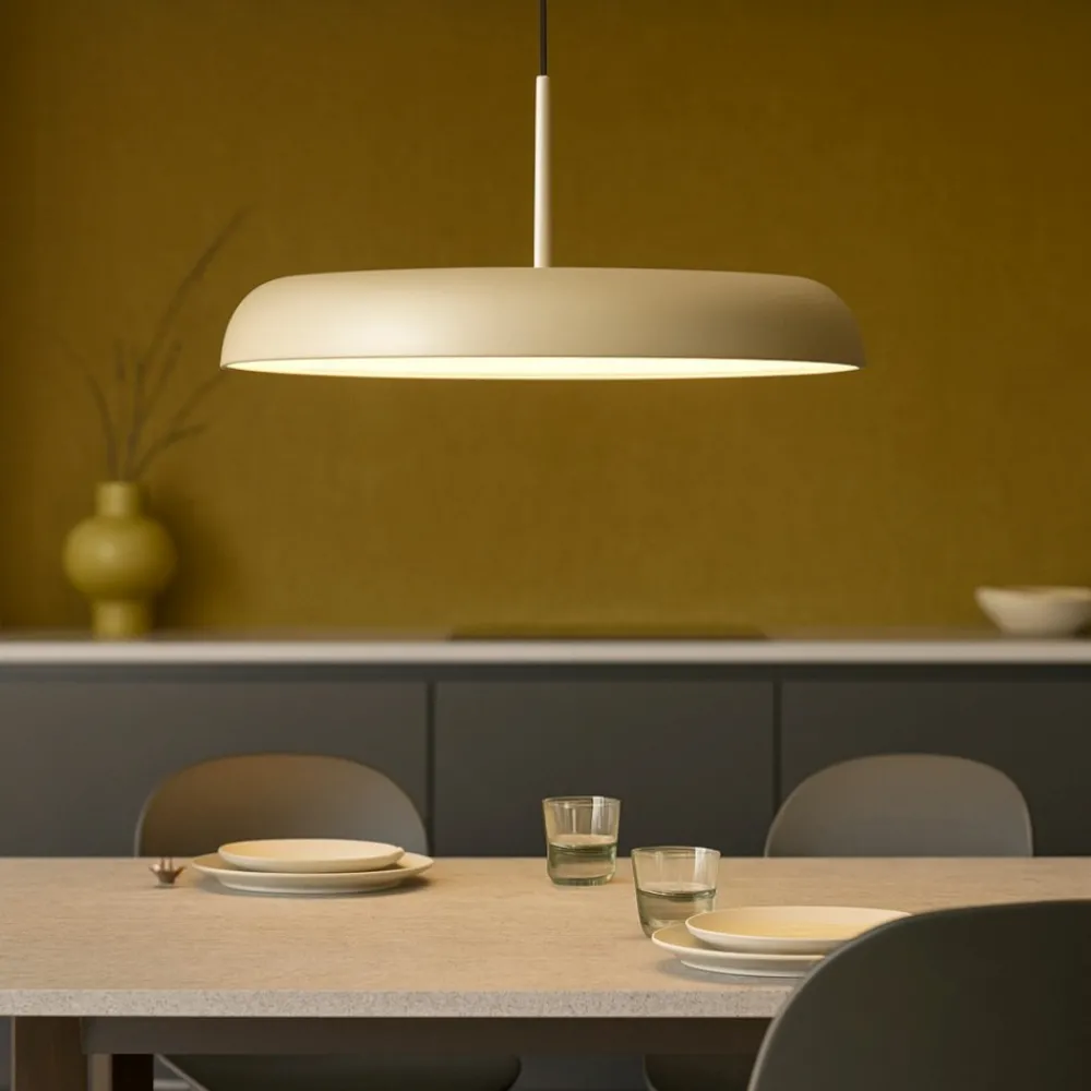 Lampadari Cucina-Selezionato da Mazzolaluce Lampadario design led per cucina oro champagne