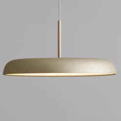 Lampadari Cucina-Selezionato da Mazzolaluce Lampadario design led per cucina oro champagne
