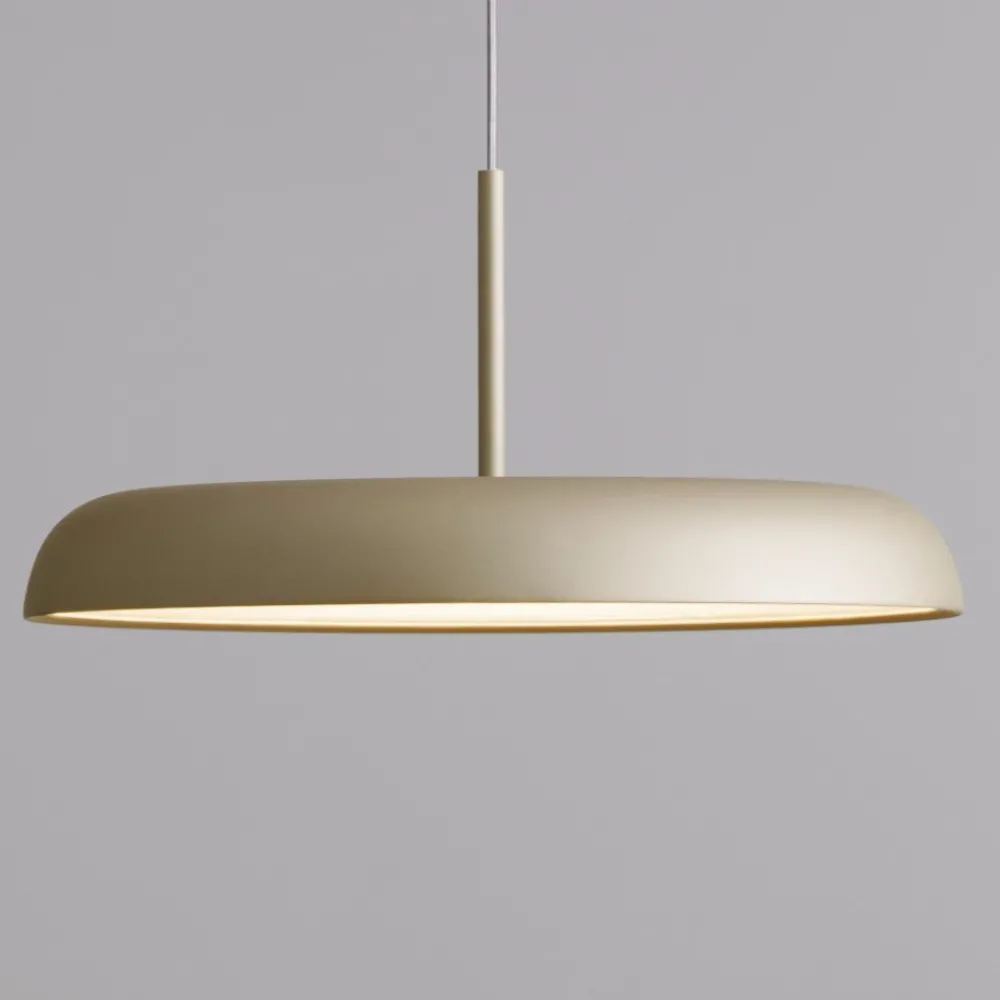 Lampadari Cucina-Selezionato da Mazzolaluce Lampadario design led per cucina oro champagne