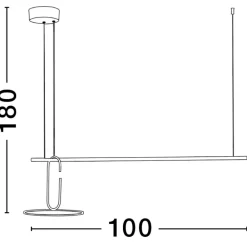 Lampadari Moderni-Selezionato da Mazzolaluce Lampadario design minimal moderno nero orientabile