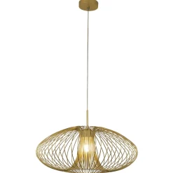 Lampadari Moderni-Fabas Luce Lampadario design minimal oro opaco fassa