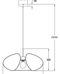 Lampadari Moderni-Fabas Luce Lampadario design minimal oro opaco fassa