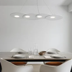 Lampadari Moderni-Top Light Lampadario design moderno bianco per soggiorno toplight cloud