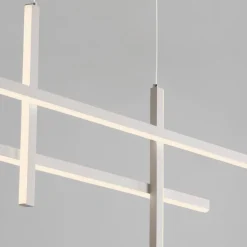 Lampadari Moderni-Selezionato da Mazzolaluce Lampadario design moderno bianco led 3200k