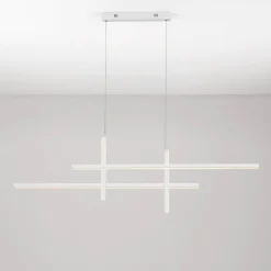 Lampadari Moderni-Selezionato da Mazzolaluce Lampadario design moderno bianco led 3200k