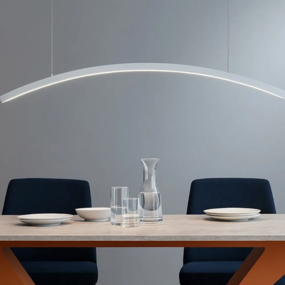 Lampadari Moderni-Vivida International Lampadario design moderno led 30w 3000k bianco vivida bow