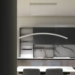Lampadari Moderni-Vivida International Lampadario design moderno led 30w 3000k bianco vivida bow