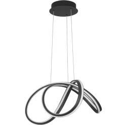 Lampadari Moderni-Selezionato da Mazzolaluce Lampadario design moderno led 60w 3000k dimmerabile mero