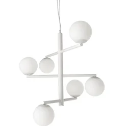 Lampadari Moderni-Ondaluce Lampadario design moderno so gizah 6 luci bianco