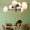 Lampadari Moderni-Selezionato da Mazzolaluce Lampadario design moderno per soggiorno nero