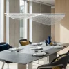 Lampadari Moderni-Selezionato da Mazzolaluce Lampadario design moderno vela per tavolo soggiorno led 50w 3000k