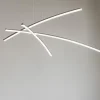 Lampadari Moderni-Selezionato da Mazzolaluce Lampadario design per soggiorno moderno bacchette cromo
