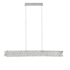 Lampadari Moderni-Selezionato da Mazzolaluce Lampadario di cristallo design moderno per tavolo soggiorno