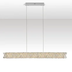 Lampadari Moderni-Selezionato da Mazzolaluce Lampadario di cristallo design moderno per tavolo soggiorno