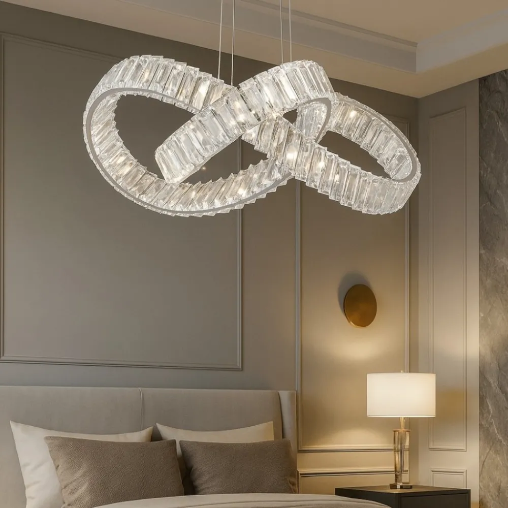 Lampadario Camera Da Letto-Selezionato da Mazzolaluce Lampadario di cristallo per camera da letto stile contemporaneo
