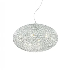 Lampadario Camera Da Letto-Ideal Lux Lampadario di cristallo stanza da letto orion sp8
