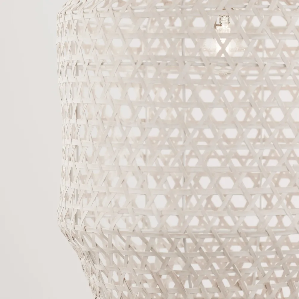 Lampadario Camera Da Letto-Selezionato da Mazzolaluce Lampadario di rattan avorio per camera da letto