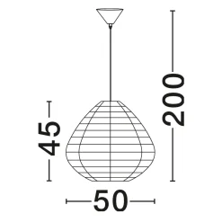 Lampadari Moderni-Selezionato da Mazzolaluce Lampadario di rattan e corda di carta nera filo in tessuto per soggiorno