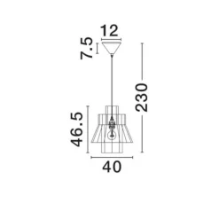 Lampadari Moderni-Selezionato da Mazzolaluce Lampadario di rattan per soggiorno corda naturale blu e nero