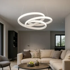 Lampadari Moderni-Gea Luce Lampadario diva sg bianco moderno led 47w 3000k