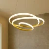 Lampadari Moderni-Gea Luce Lampadario diva sp oro spirale led 39w 3000k