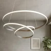 Lampadari Moderni-Gea Luce Lampadario diva sp titanio design moderno led 39w 3000k