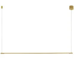 Lampadari Moderni-Selezionato da Mazzolaluce Lampadario dorato moderno da tavolo bacchetta led 20w 3000k