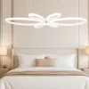 Lampadario Camera Da Letto-Selezionato da Mazzolaluce Lampadario fiocco bianco led 32w 4000k dimmerabile per camera da letto