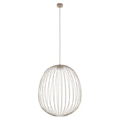Lampadari Moderni-Selezionato da Mazzolaluce Lampadario gabbia di metallo sabbia a sospensione design moderno per soggiorno