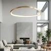 Lampadari Moderni-Ideal Lux Lampadario gemini d061 dali push led 48w 3000k ottone