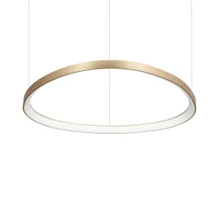 Lampadari Moderni-Ideal Lux Lampadario gemini d061 dali push led 48w 3000k ottone