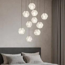 Lampadario Camera Da Letto-Selezionato da Mazzolaluce Lampadario grappolo sfere per camera da letto