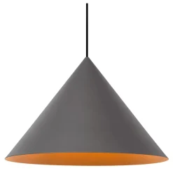 Lampadari Moderni-Selezionato da Mazzolaluce Lampadario grigio per tavolo sala da pranzo moderna 3 luci pendenti