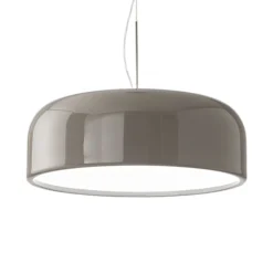 Lampadari Cucina-Perenz Illuminazione Lampadario grigio tortora led 30w cct per cucina perenz velia