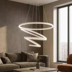 Lampadari Moderni-Vivida International Lampadario hurricane vivida led 175w 3000k bianco moderno