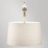 Lampadari Moderni-Perenz Illuminazione Lampadario in ceramica con paralume per soggiorno abaco perenz