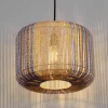 Lampadari Moderni-Selezionato da Mazzolaluce Lampadario in rattan e corda naturale intrecciata