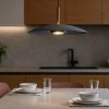 Lampadari Cucina-Selezionato da Mazzolaluce Lampadario in vetro fume led 12w 3000k 40 cm per cucina moderna