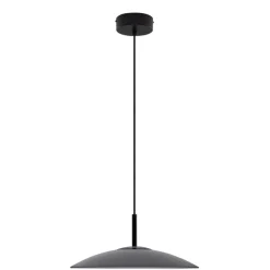 Lampadari Cucina-Selezionato da Mazzolaluce Lampadario in vetro fume led 12w 3000k 40 cm per cucina moderna