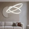 Lampadari Moderni-Gea Luce Lampadario iole s2 bianco cerchi led 40w 3000k